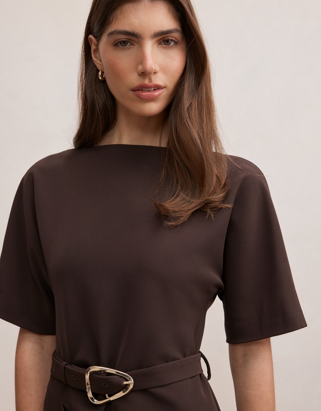 Forever New - Tara Belted T-Shirt Mini Dress