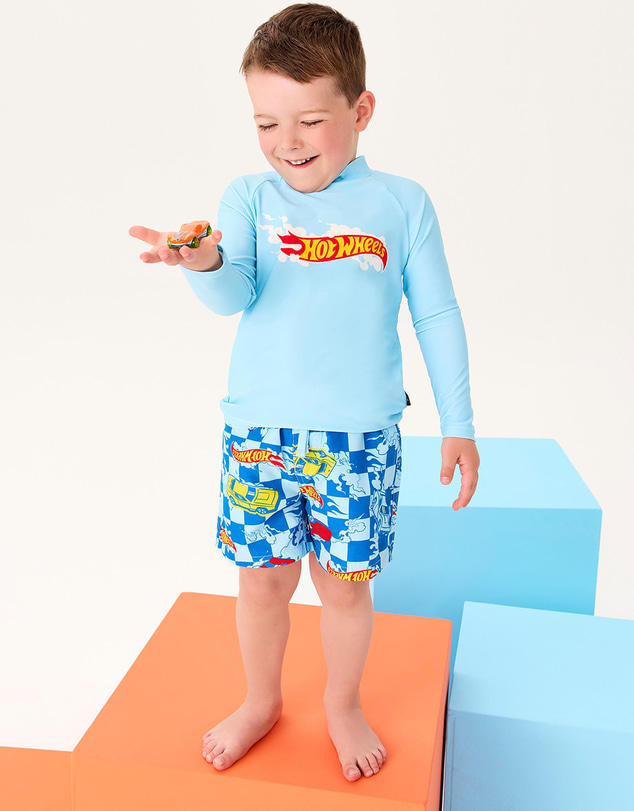 Rock Your Kid - Hot Wheels Rashie Set- ICONIC EXCLUSIVE - Kids-Teens