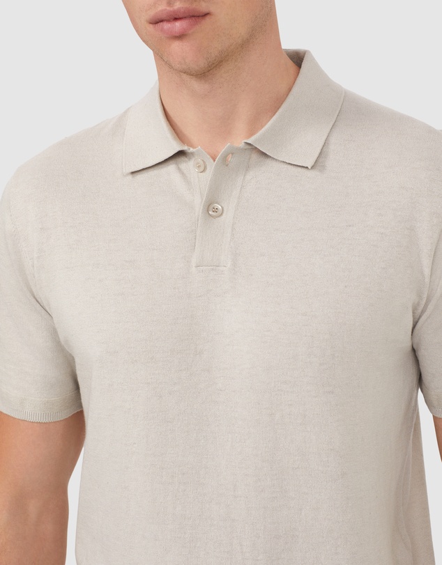 Van Heusen - Cotton Silk Knitted Polo