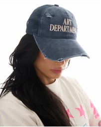 THE TALES - Destroyed Art Department Blue Trucker Cap