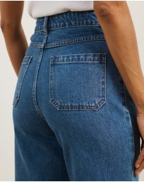 Atmos&Here - Luella High Rise Crop Flare Jeans