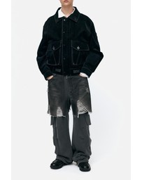 Andersson Bell - Rugged Denim-Inset Sweatpants - Unisex