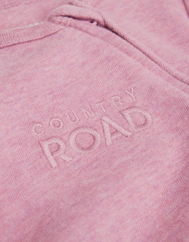 Country Road - Organically Grown Cotton Blend Logo Zip Jumpsuit