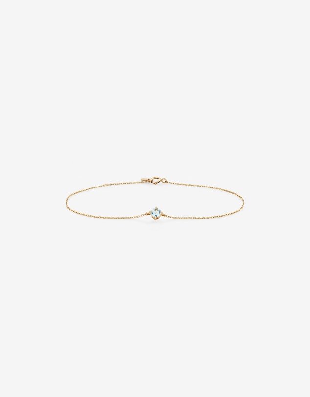 Michael Hill - Bracelet with Aquamarine in 10kt Yellow Gold
