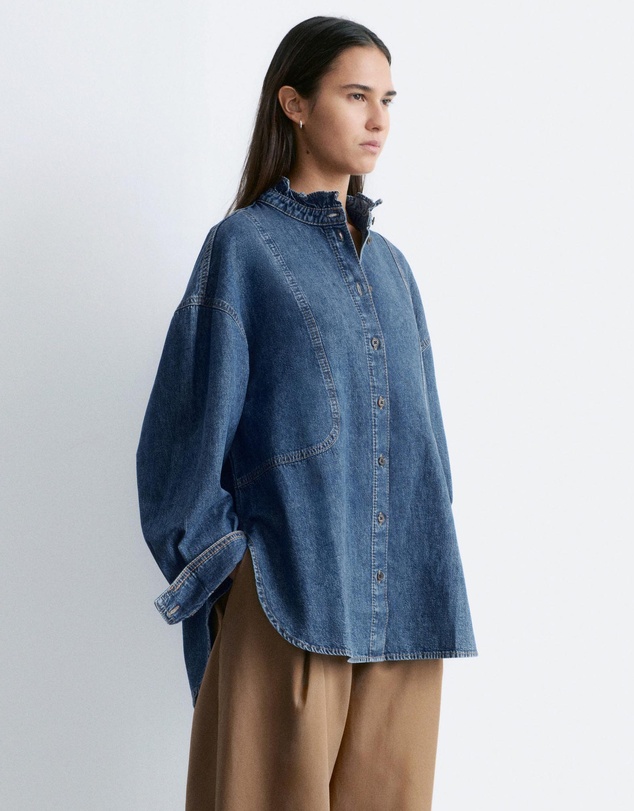 & Other Stories - Oversized Denim Blouse