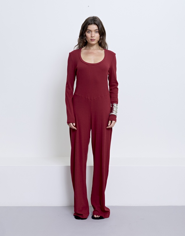 PFEIFFER - Biscayne Jumpsuit Sangria
