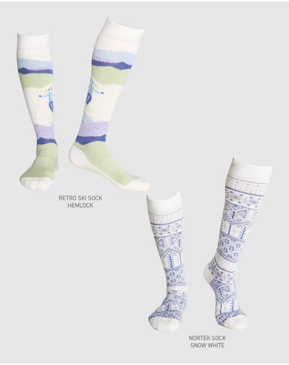 ROJO Outerwear - Retro Ski Merino Sock Pack