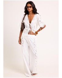 Subtitled - Lupe Embroidered Pants