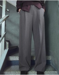 M.N.G - Pleated Wide Leg Trousers