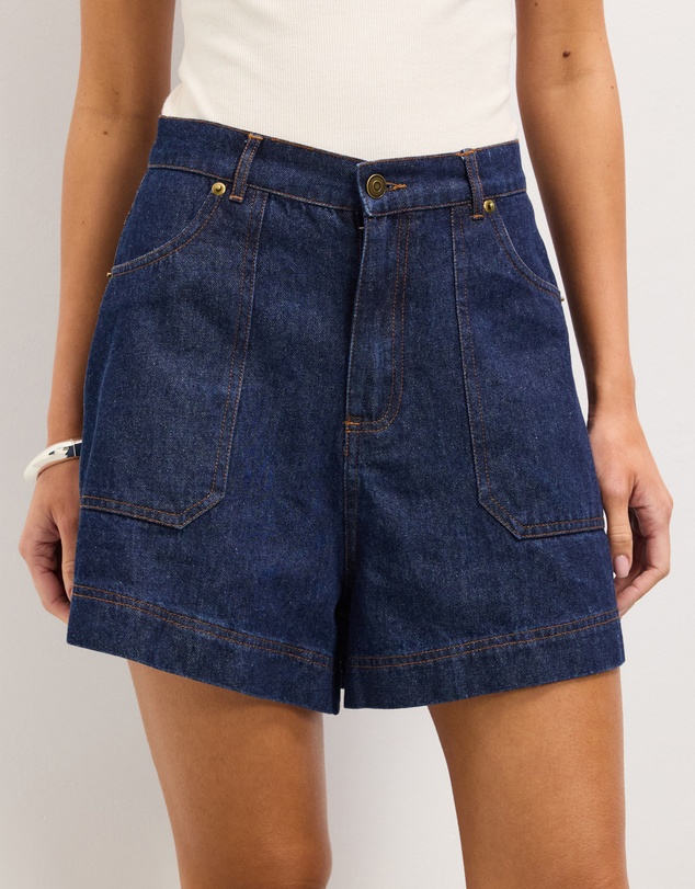 The Fated - Asha Soft Denim Shorts