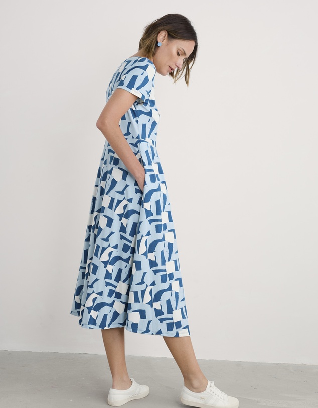 Seasalt - Seasalt Cornwall Blue S/S Veronica Dress
