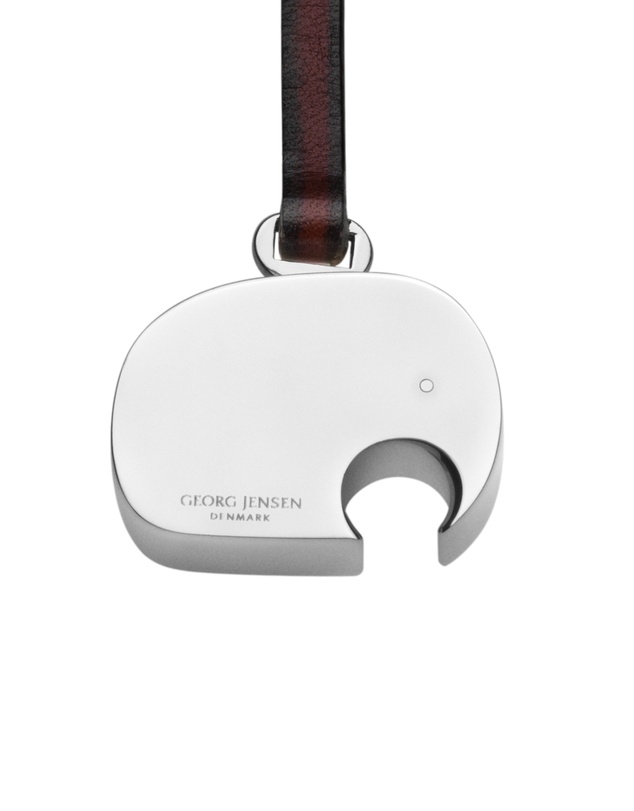 Georg Jensen - Elephant Bottle Opener and Keyring Set