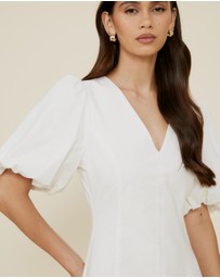 The Fated - Puff Sleeve Mini Dress