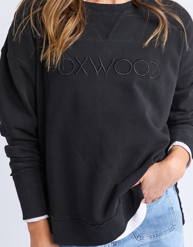 Foxwood - Simplified Crew Black On Black