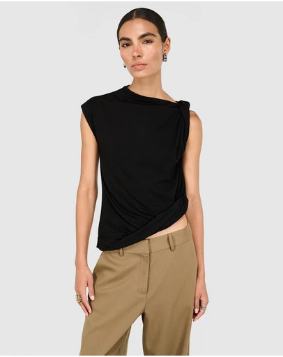Staple the Label - Eva Twist Detail Top
