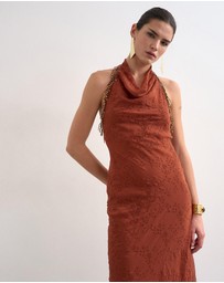 TOPSHOP - Nina Broderie Maxi Dress