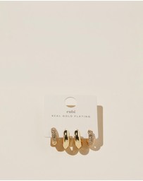 Rubi - 2Pk Mid Earring