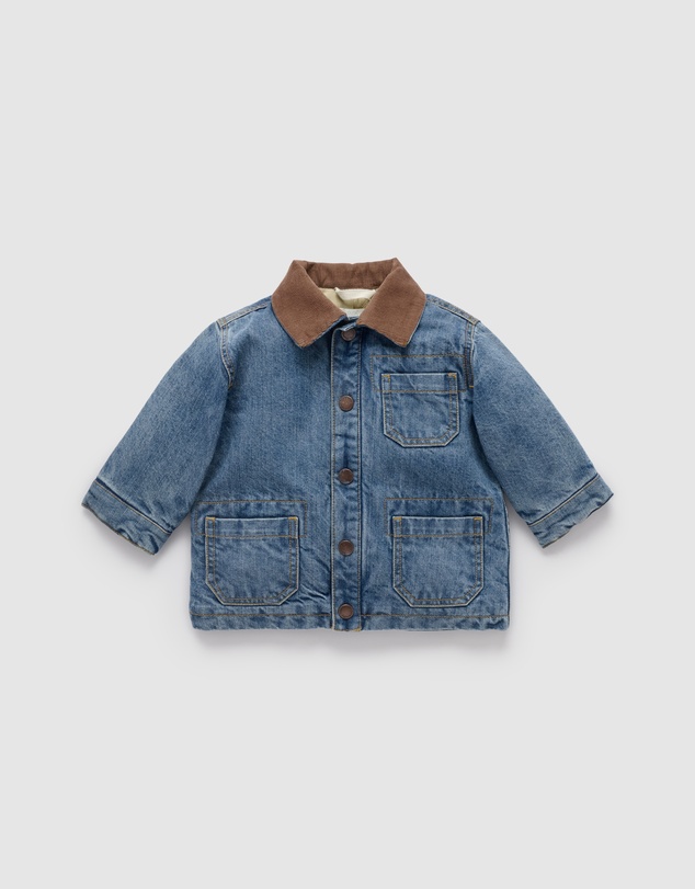 Purebaby - Denim Worker Jacket -Kids-Babies