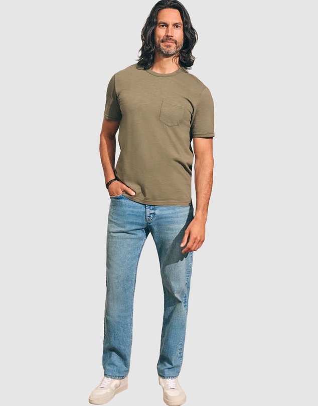 Faherty - Sunwashed Pocket Tee