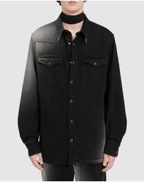 MM6 Maison Margiela - Faded Denim Overshirt