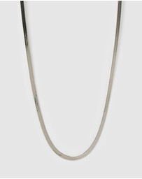 Arms Of Eve - Sylvia Silver Snake Chain Necklace