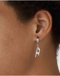 Diesel - Steel Silver-Tone Earring