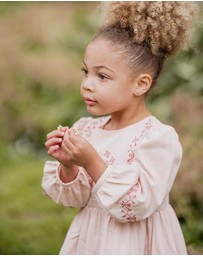 Fox & Finch - Wild Garden Embroidered Dress - Babies