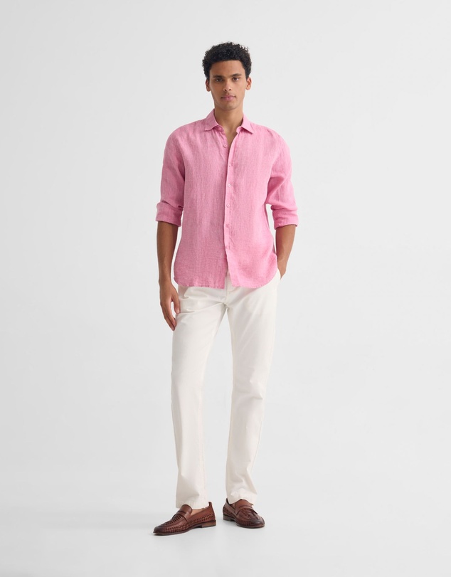 Oxford - Cooper French Linen Long Sleeve Shirt