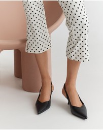 Verali - Lush Slingback Kitten Heels