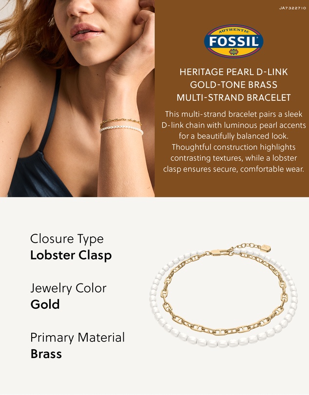 Fossil - Heritage Gold Bracelet