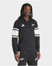adidas Performance - All Blacks Leisurewear Full Zip Hoodie Mens
