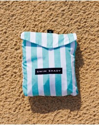 Swim Shady - Mint Flare Swim Shorts