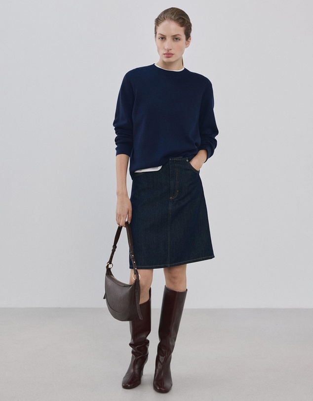 M.N.G - Round-Neck Knitted Sweater