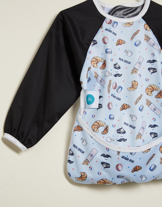 itti bitti - Sleeved Bib Smock - France