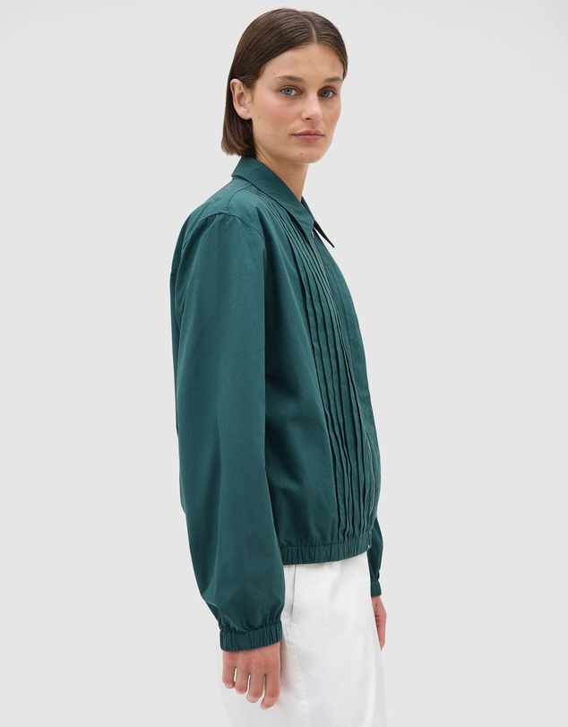Oroton - Pleated Bomber Shirt