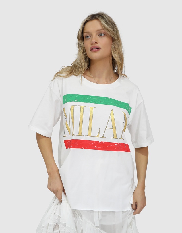 Belle & Bloom - I Love Milan Oversized T-Shirt