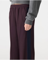 Bassike - Twill Stripe Detail Pants