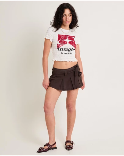 Insight - Mariola Pleated Mini Skirt