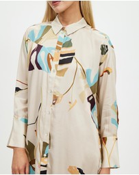Grace Willow - Jasmine Silk Shirt Dress