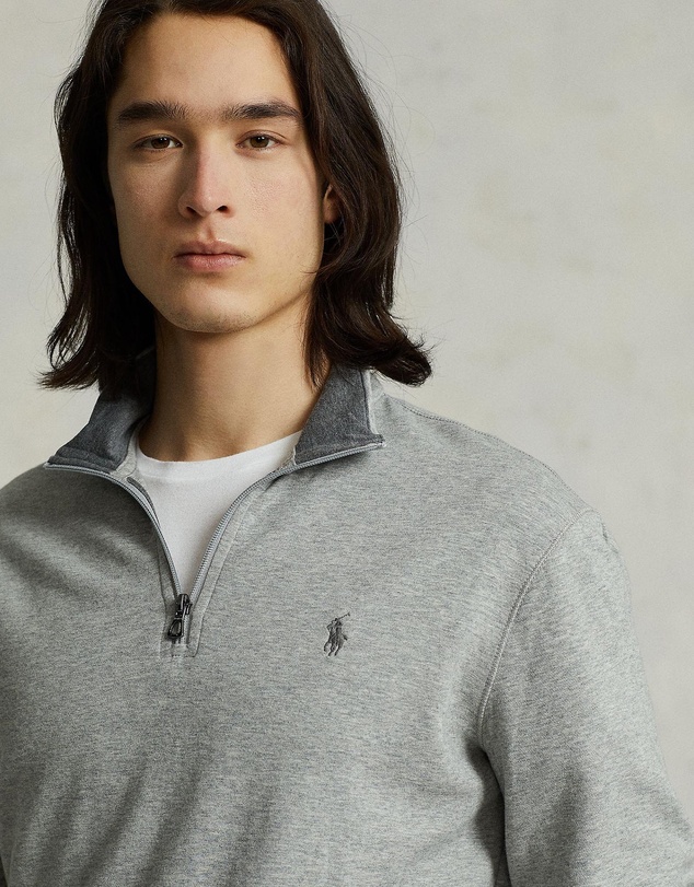 Polo Ralph Lauren - ICONIC EXCLUSIVE - Luxury Jersey Quarter-Zip Pullover
