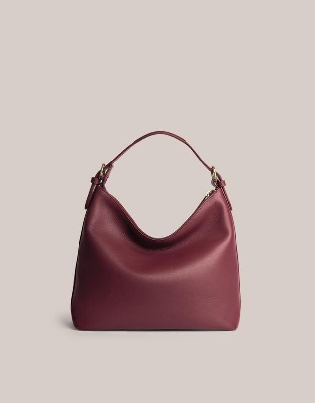 VESTIRSI - Harper Bordeaux Leather Hobo