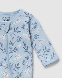 Wilson & Frenchy - Organic Zipsuit With Feet - Babies