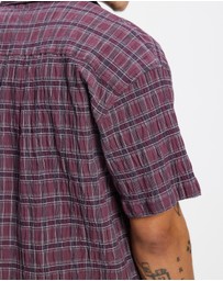 Thrills - Excitement Excitement Check SS Cropped Shirt
