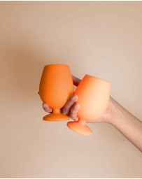porter green - stemm | silicone unbreakable wine glasses