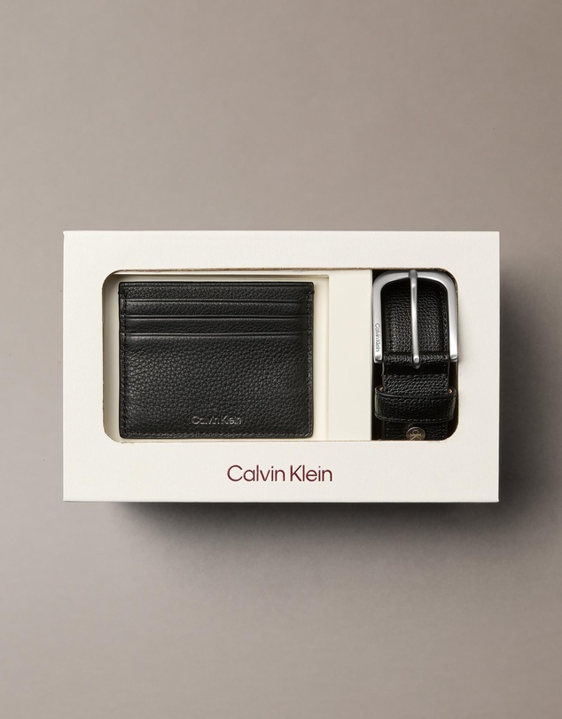 Calvin Klein - Foil Emboss Cardholder with Belt
