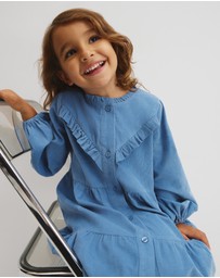 Country Road - Organically Grown Cotton Long Sleeve Corduroy Dress