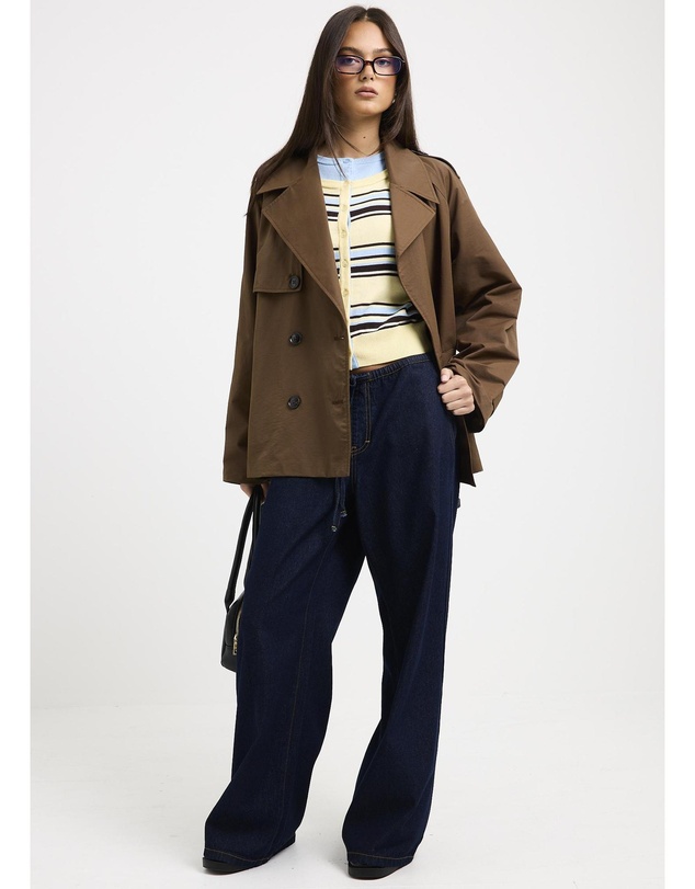 Alice In The Eve - Tessa Cinched Trench Coat
