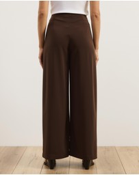 Atmos&Here - Isola Waist Detail Tailored Pants