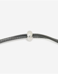 Lovisa - Waterproof Stainless Steel Large Bubble Letter S Cord Necklace