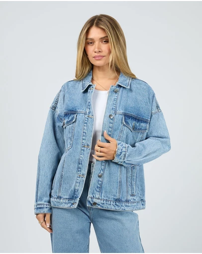 All About Eve - Blair Denim Jacket Light Blue
